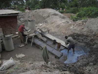 Artisanal gold miners, Handeni district, northeastern Tanzania.